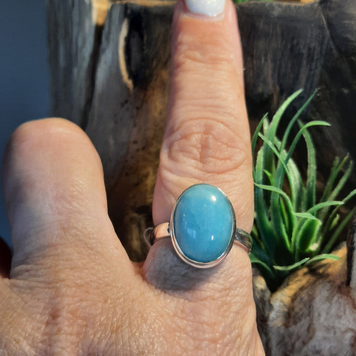 AMAZONITE RING SIZE 9.5(S) GS9923