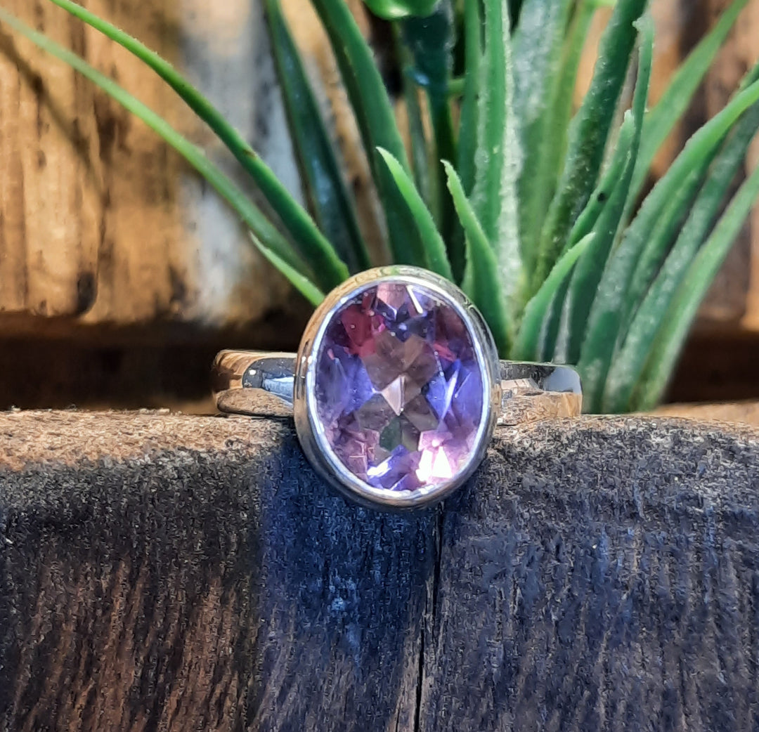 AMETHYST RING SIZE 6.5(M) GS9924
