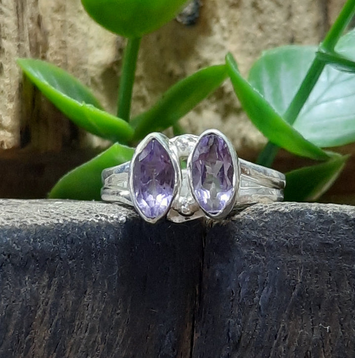AMETHYST  RING SIZE 6(L) GS8031
