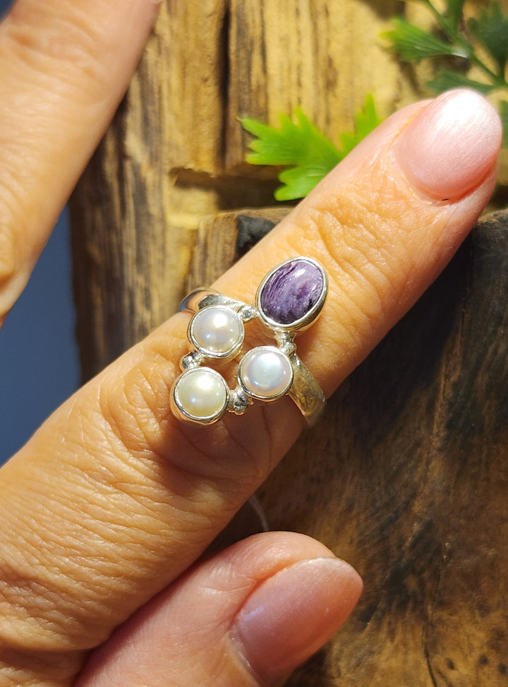 Charoite RING SIZE 7.5(O) GS7012