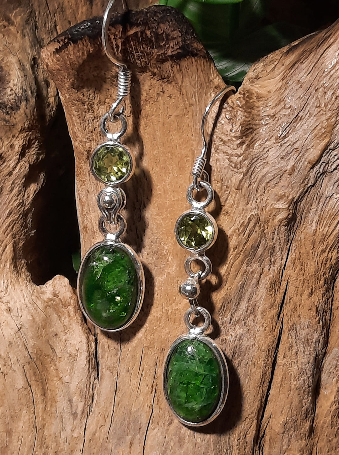 CHROME DIOPSIDE EARRING GS8901