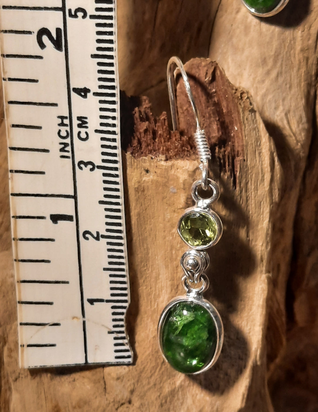 CHROME DIOPSIDE EARRING GS8901