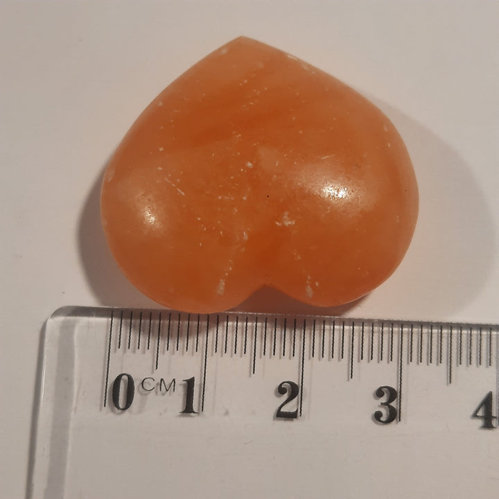 Orange Calcite Heart OCH1