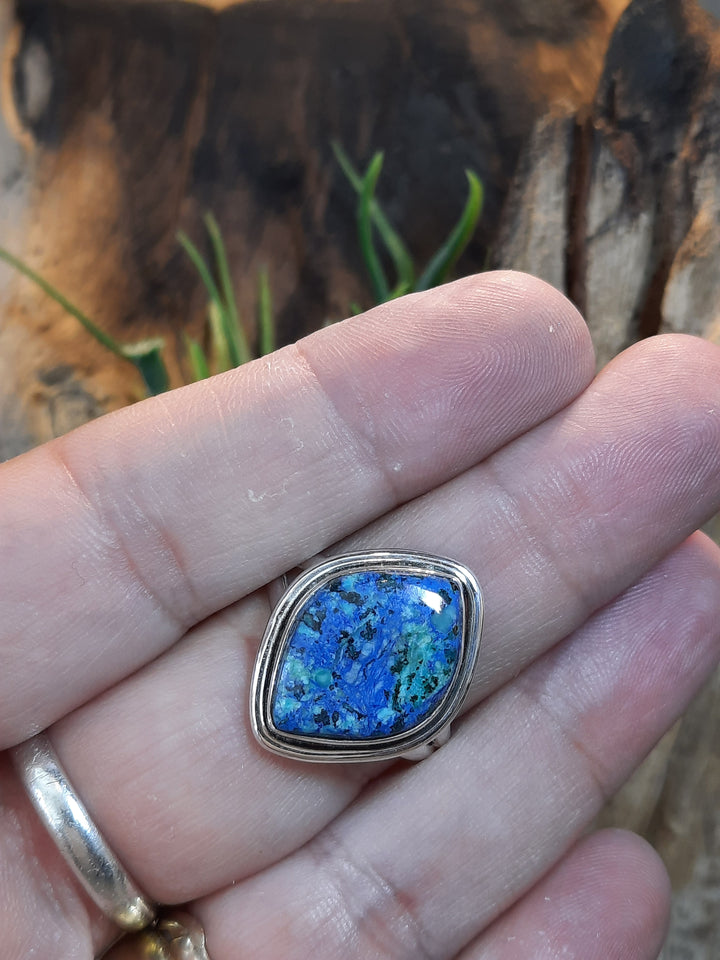 AZURITE RING SIZE 9.5(S) GS1841