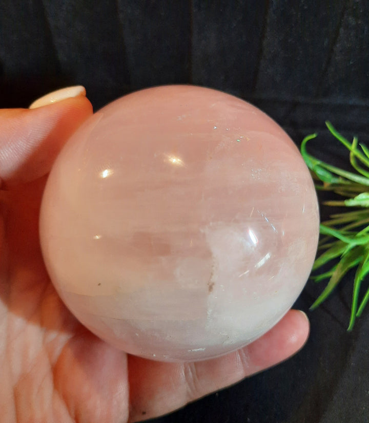 Rose Quartz Sphere 518 grams