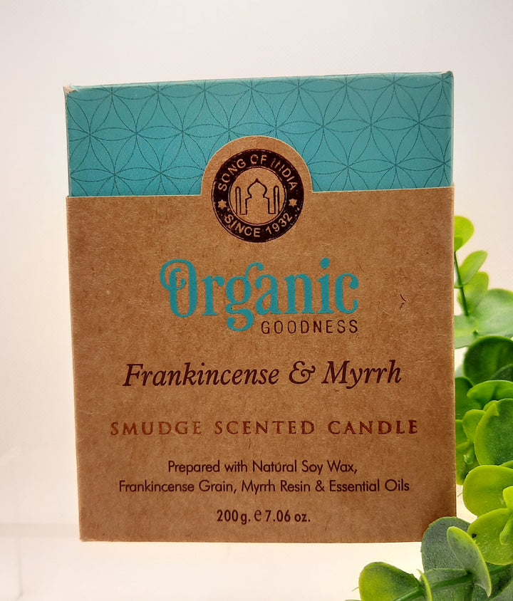 Candle Organic - Frankincense & Myrrh