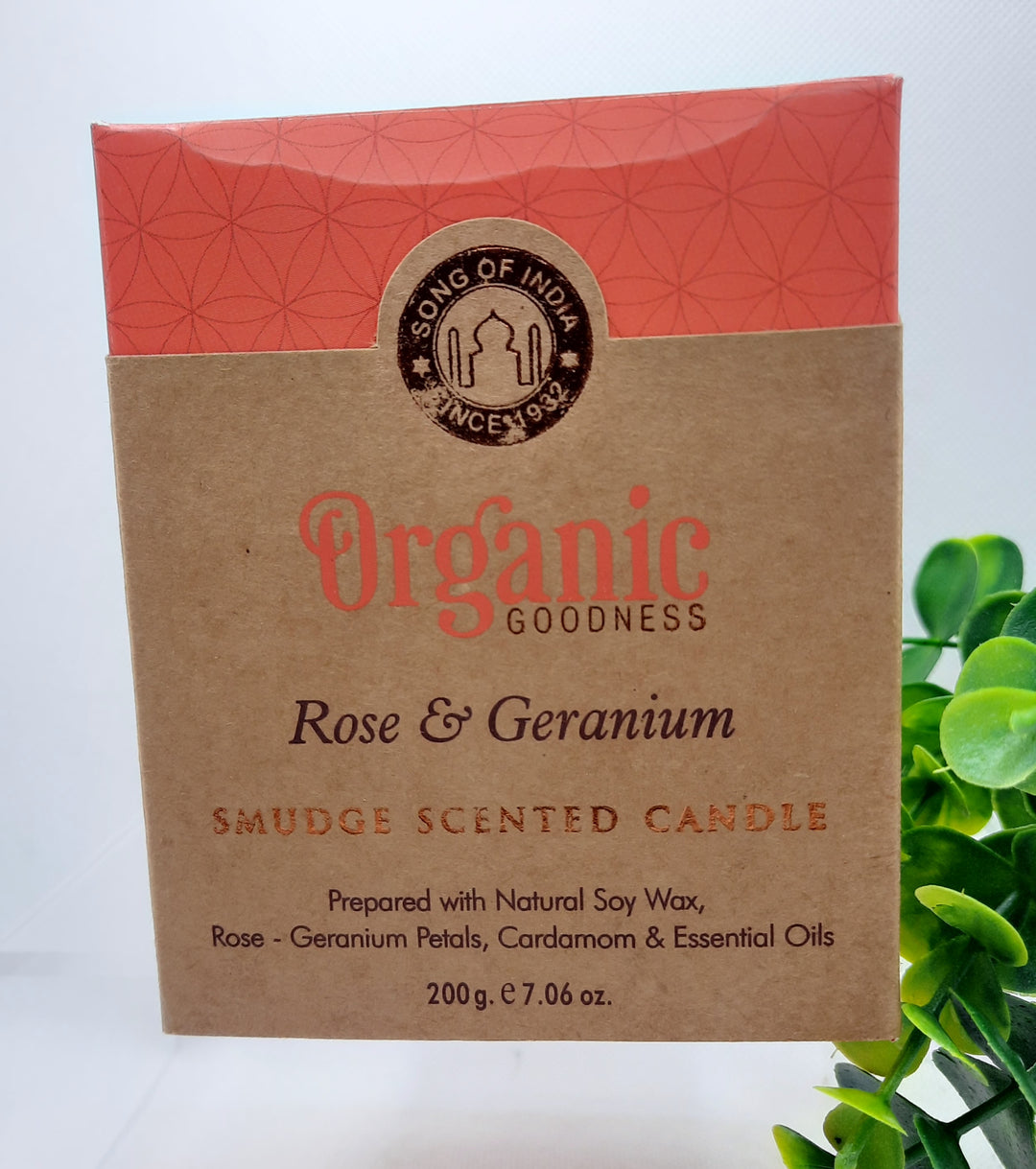 Candle Organic - Rose & Geranium